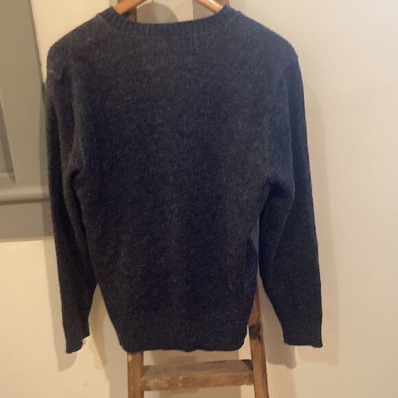 Womens argyle sweater wool mohair blend - Picture 4 of 6